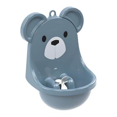 Imagem de Mictorio Ludico Infantil Penico Menino Pinico Com Gancho Fixador (Urso)