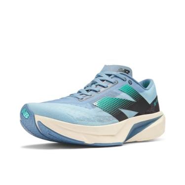 Imagem de New Balance FuelCell Rebel V4 Tênis de corrida masculino, Azul garça/azul cromado, 41