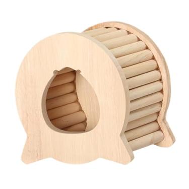 Imagem de IEUDNS Hamster casa de madeira esconderijo gaiola acessório brincar pequenos gerbilos atividade abrigo cabana faça você mesmo gaiola descanso habitat, Polvo