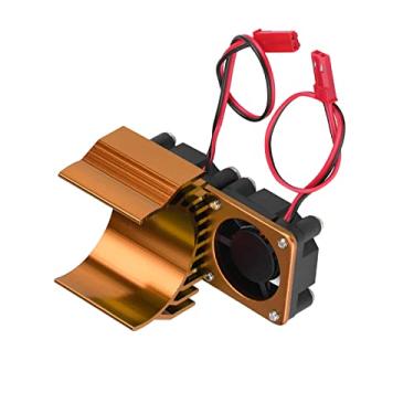 Imagem de Ventilador de Resfriamento RC 540/550 Motor Ventilador de Resfriamento Duplo Com Dissipador de Calor Escala 1/10 Elétrico Resistente Rápido Eficiente Com Ventiladores Duplos