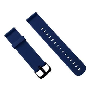 Imagem de Pulseira 20mm Silicone Gold para Relógio Smartwatch c/ Pinos - Poolsy,
