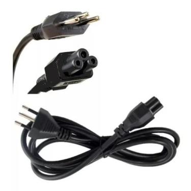 Imagem de Cabo De Força Energia Para Fonte Notebook Tripolar Padrão Br - Lotus