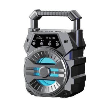 Imagem de Caixa de som bluetooth usb portatil 11*10*17cm grasep - d-s3130
