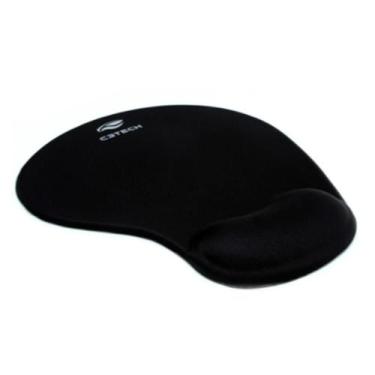 Imagem de Mouse Pad Gel Com Apoio De Punho Em Gel Pra Mauser Preto - Alex Import