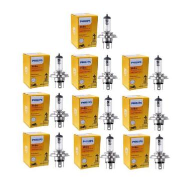 Imagem de kit 10 Lâmpadas Farol Motocicleta Philips H4fit H4FITMOTOC1