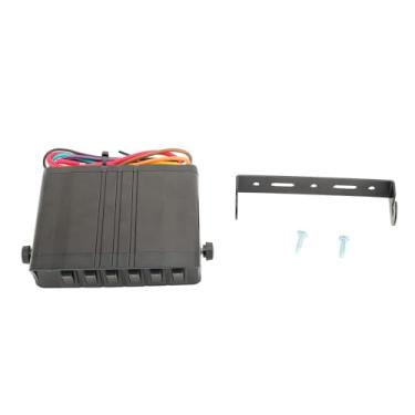 Imagem de 6 Gang Rocker Switch Controlador Caixa Dc8 a 12v Luz Azul Universal Rocker Switch Box para Aparelhos de Iluminação Carro Veículo