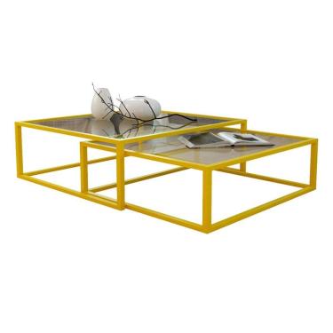 Imagem de Mesa de Centro Duo Catarina Amarela
