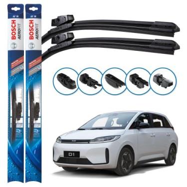 Imagem de Par de Palhetas Limpador Parabrisa Multiclip Original Bosch BYD D1 EV 