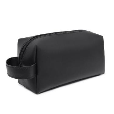 Imagem de Necessaire Organizadora Grande Espaçosa Couro Fossil Premium Resistent