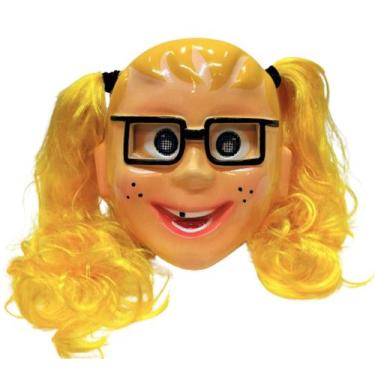 Imagem de Máscara Chiquinha Loira,Fibra,Trenzinho da Alegria,Fantasias,LojaOfici