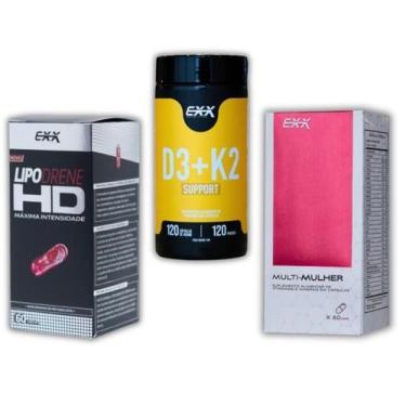 Imagem de Kit Queima Termogênico + Beleza (Pele, Unhas, Cabelos) - exx nutrition