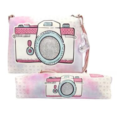 Imagem de Kit Infantil Bolsa e Estojo Máquina Fotográfica, Magicc