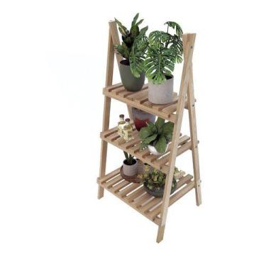 Imagem de Floreira Dupla multiuso de madeira pinus decorativa Promo - Technox