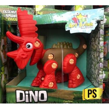 Imagem de Dinossauro Infantil Para Montar E Desmontar Com Ferramenta - art brink