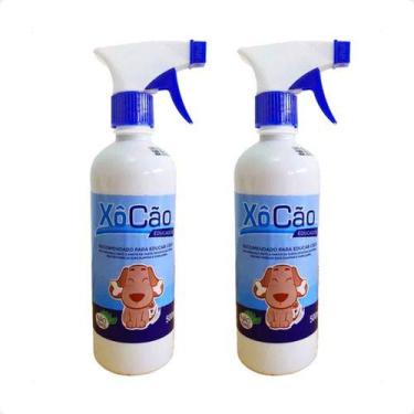 Imagem de 2 Xô Cão Repelente Spray Educador Afasta Cachorro - 500 Ml - Quimiagri