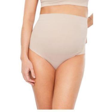 Imagem de CALÇA GESTANTE ALTA CAVADA Bege P - Plie