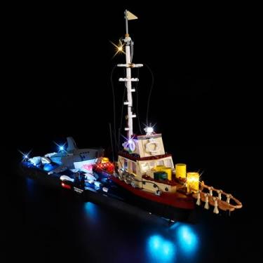 Imagem de Kyglaring LED Lighting Kit for Lego Ideas Jaws Model Set, Compatible with Lego 21350，NO Lego Sets（Classic Version