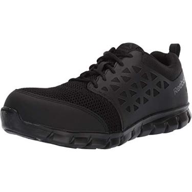 Imagem de Reebok Tênis de trabalho masculino Sublite Cushion Safety Toe Athletic, Preto, 42