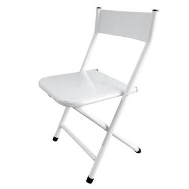 Imagem de Cadeira Infantil de aço dobrável - Wrm Metal, Branco