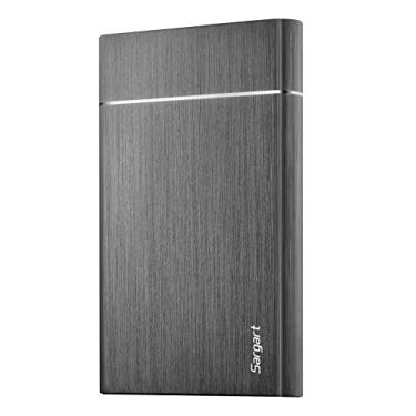 Imagem de Caraele Disco rígido externo portátil de 320 GB, armazenamento USB 3.0 para PC, Mac, desktop, laptop, Mac, Chromebook, Xbox One, Xbox 360, PS4 (preto)
