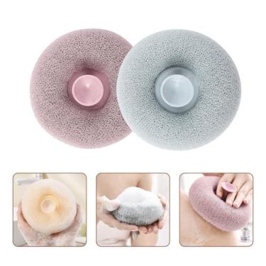 Imagem de 2Un Esponja Para Limpeza Banho Massagem Esfoliação Corpo Pele Bucha - 