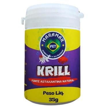 Imagem de Maramar Farinha Krill + Probiotico 35g Peixe Ornamental