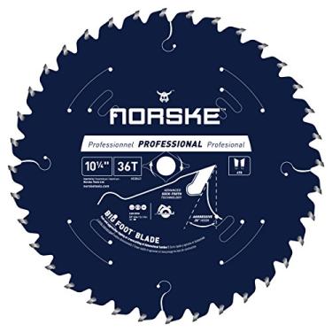 Imagem de Norske Tools NCSBS421 10-1/4" lâmina de serra de feixe de 36 dentes com 5/8" e furo de diamante Knockout