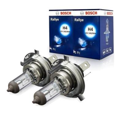 Imagem de Kit 2x Lâmpada Automotiva H4 12V 100/90w ( P43t ) Rallye Halógena Faro