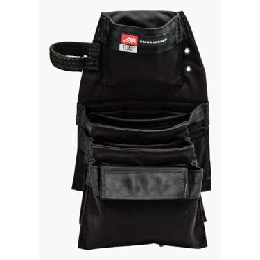 Imagem de Bolsa de ferramentas Diamondback Elias 2.0, verde Ranger, lado esquerdo | para carpinteiros, remodeladores, emoldurador | Suporte para furadeira, motorista, ferramentas manuais, linha de giz,