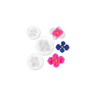 Imagem de Ejetor de Plástico - Flor - Hortênsias - 3 PÇs - 01 UN - Celebrate - R