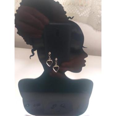 Imagem de Par de Brincos  - Feminino - Aço Inox - Não Enferruja - Não Desbota - 