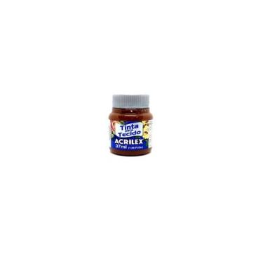 Imagem de Tinta Para Tecido Fosca 37ml - Acrilex artesanato,  MARROM 37ML 531