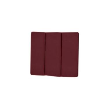 Imagem de Cabeceira Para Cama Casal Queen King 2,00x55 Dubai Vinho - MagL - Maga