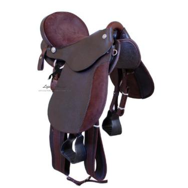 Imagem de Cela Sela Pista Luxo Cavalgada Oferta Relâmpago - Inde Com Patric