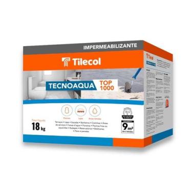 Imagem de Impermeabilizante Tilecol Tecnoaqua Top 1000 Cinza 18kg