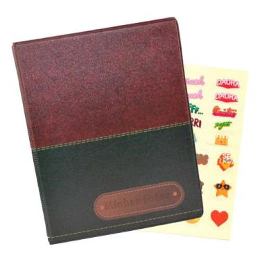 Imagem de Álbum de Fotos Retrô Vermelho e Verde p/ 500 Fotos 10x15 - TUDOPRAFOTO