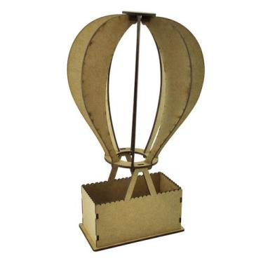 Imagem de Balão 3d para Decoração Tamanho P 7,5x4,5x17,5 Mdf Madeira - ATACADÃO 