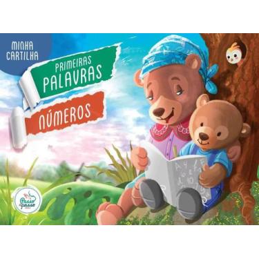 Imagem de Minha Cartilha Primeiras Palavras e Números - Tamanho Grande - PASSO A