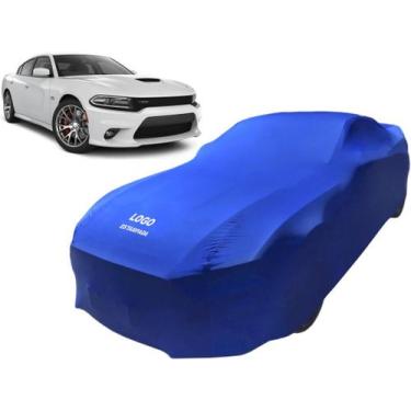 Imagem de Capa Automotiva Dodge Charger Srt Tecido Helanca Cor Preta - Mz, Azul