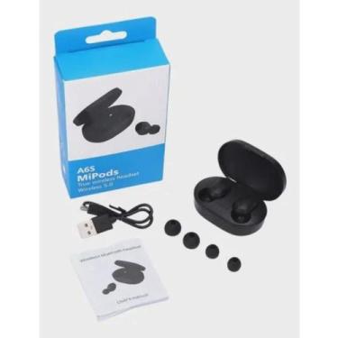 Imagem de Fone Bluetooth Sem Fio TWS A6S com Microfone, Preto