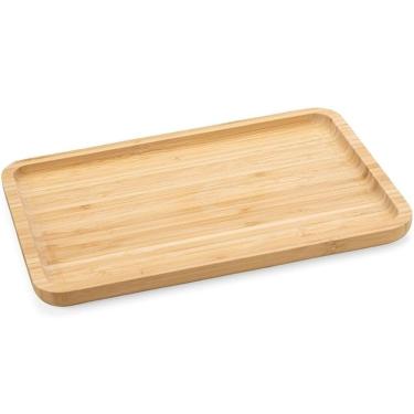 Imagem de Bandeja Retangular de Bambu Tábua de Frios 30x20x1,5cm