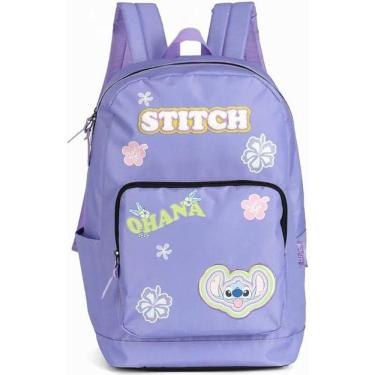 Imagem de Mochila Escolar Stitch MS47735SC Lilás - Luxcel