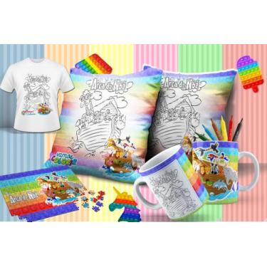 Imagem de Kit Infantil para Presentear Dia das Crianças, Arca de Noé - Innovari,