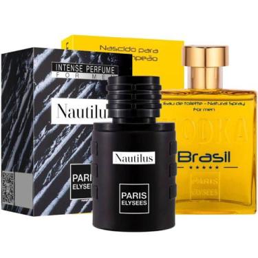 Imagem de Kit Nautilus E Vodka Brasil Amarelo - Paris Elysees