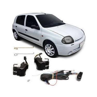 Imagem de Kit Trava Elétrica Completo Mono Serventia Clio 1999 A 2003 2 Portas -