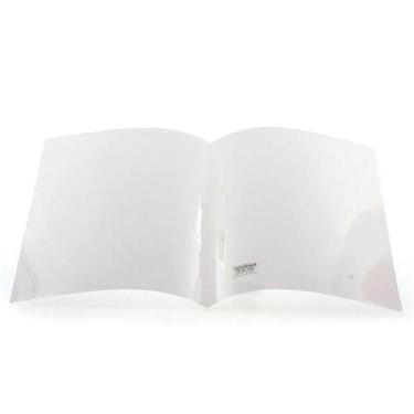 Imagem de Pasta grampo trilho plastica oficio cristal delloplast dello