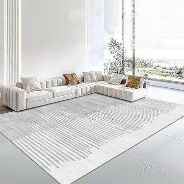 Imagem de HJZSZX Tapete leve para sala de estar, fácil de cuidar, tapete para quarto, sofá, mesa de centro, tapete para cama, JSJR, 2.160 x 230 cm (5,3 x 7,6 pés)