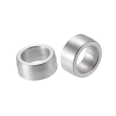 Imagem de A ABSOPRO Buchas de eixo de direção intermediárias para Dodge para Ram 1500 2500 3500 4500 5.9L 6.7L 2003-2019 / Buchas de eixo de coluna/metal/1 par/substituição de item prateado