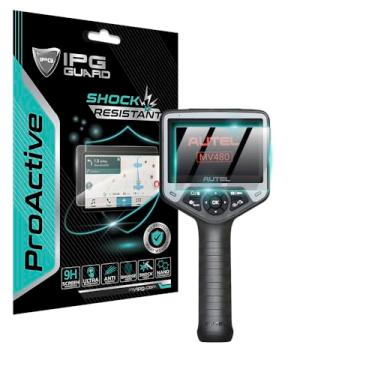 Imagem de IPG Película protetora de tela ProActive Made for Autel MaxiVIDEO MV480 10.4 cm com rigidez 9H, película nano-cerâmica, ultra responsiva e alta clareza para MaxiVIDEO-MV480