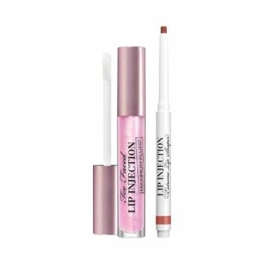 Imagem de Too Faced Lip Injection Kit de Natal - Lápis + Gloss Labial, Kit